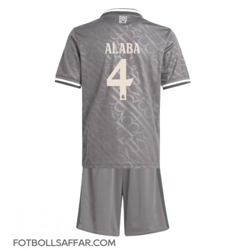 Real Madrid David Alaba #4 Tredje Dräkt Barn 2024-25 Kortärmad (+ Korta byxor)